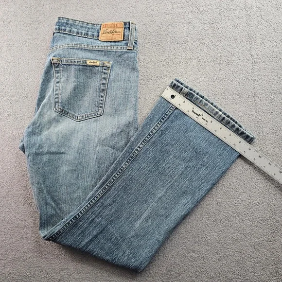 Signature by Levi Strauss & Co. Bootcut Jeans Women's 10 Blue Stretch Low Rise - Picture 7 of 15